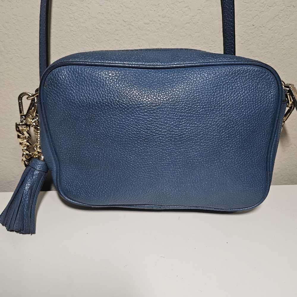 Michael Kors Leather Crossbody bag blue - Picture 6 of 14